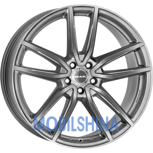 R20 9 5/112 66.6 ET41 Mak Evo Brushed Titanium (Матовый титан) (литой)