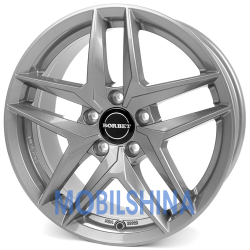 R17 7.5 5/112 66.5 ET30 Borbet Z Metal Grey (Металлический серый) (литой)
