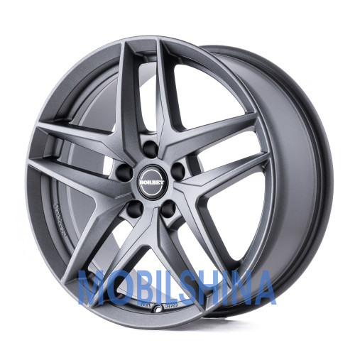 R17 7.5 5/112 66.6 ET40 Borbet Z dark grey matt (литой)