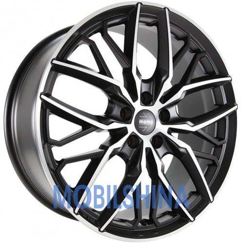 R19 8.5 5/114.3 72.3 ET45 Momo Spider matt black polished (литой)