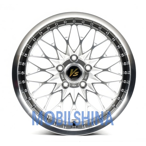 R19 9.5 5/114.3 73.1 ET35 Cast wheels CW912 Silver Machine Lip Polished (литой)