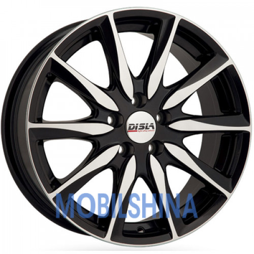 R16 7 4/108 67.1 ET38 Disla Raptor Black Diamond (Черный глянцевый) (литой)