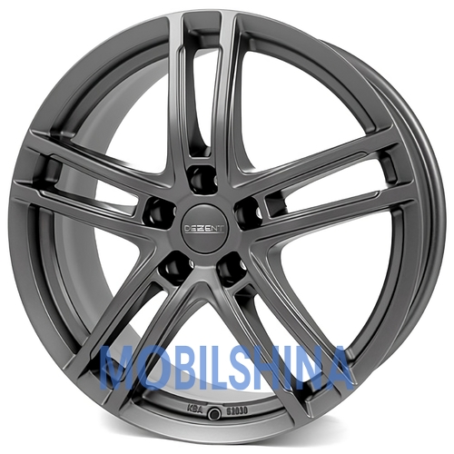 R15 6 5/105 56.6 ET37 Dezent TZ Matte Graphite (Матовый графит) (литой)
