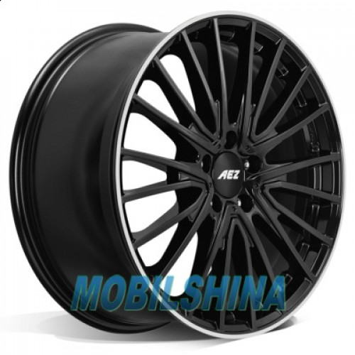 R19 8.5 5/114.3 64.1 ET40 Aez Berlin black polished lip (литой)