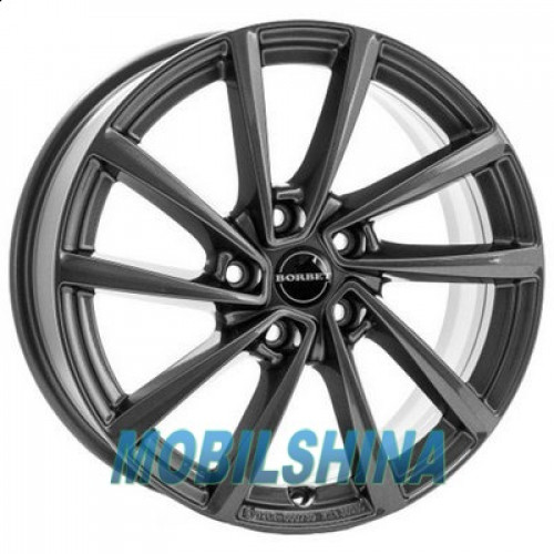 R18 7 5/114.3 67.1 ET50 Borbet V mistral anthracite glossy (литой)