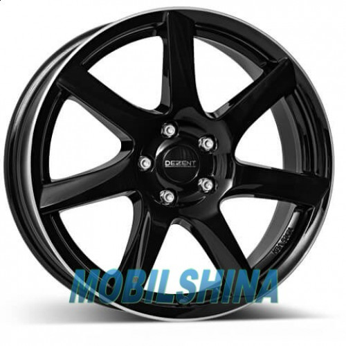 R16 6.5 4/108 70.1 ET46 Dezent TW black polished lip (литой)