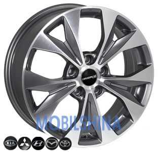 Легкосплавні диски Zorat wheels BK606 R17 W7 PCD 5/114.3 DIA67,1 ET45