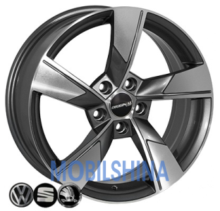 Легкосплавные диски Zf SK522 R17 W7 PCD 5/112 DIA57,1 ET40