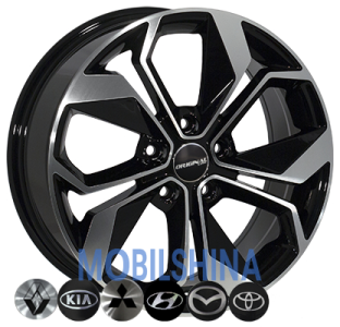 Легкосплавні диски Zorat wheels BK5168 R16 W6.5 PCD 5/114.3 DIA67,1 ET40