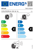 Aplus A610 225/55 R16 99W XL Eurolabel