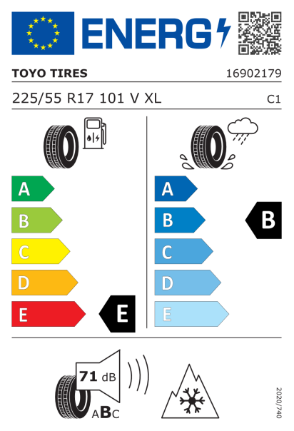 Toyo Observe S944 225/55 R17 101V XL Eurolabel