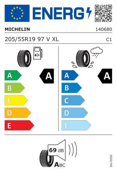Michelin Primacy 3 205/55 R19 97V XL S1 Eurolabel