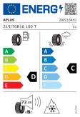 Aplus A701 215/70 R16 100T Eurolabel