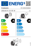 Vredestein Ultrac 205/65 R16 95W * Eurolabel