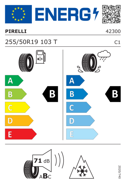 Pirelli Scorpion Winter 255/50 R19 103T AO Elect Eurolabel