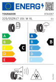Tourador X All Climate TF2 225/55 R17 101W XL Eurolabel