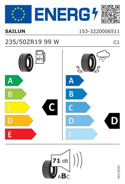 Sailun Terramax CVR 235/50 R19 99W Eurolabel