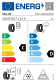 Sailun Ice Blazer Arctic SUV 265/65 R17 112S Eurolabel