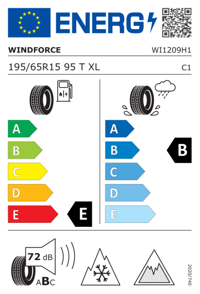 Windforce Snowblazer 195/65 R15 95T XL Eurolabel