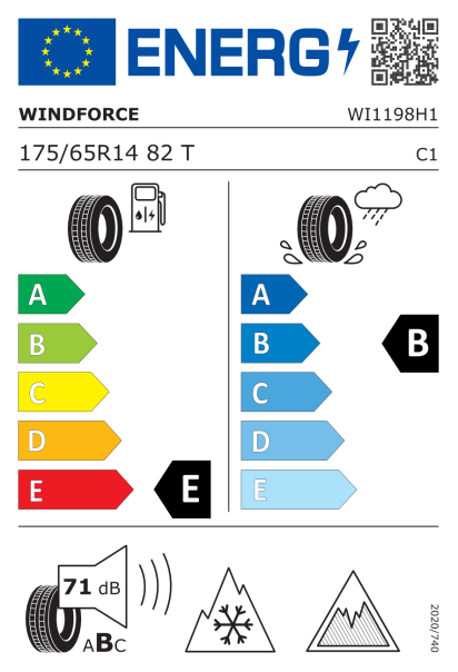 Windforce Snowblazer 175/65 R14 82T Eurolabel