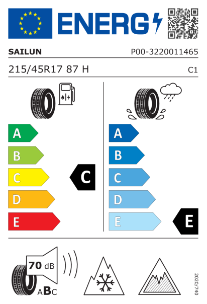 Sailun Ice Blazer Arctic 215/45 R17 87H Eurolabel