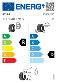 Atlas AS380 215/55 R17 94V Eurolabel