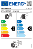 Grenlander L-ZEAL 56 275/40 R19 105W XL Eurolabel